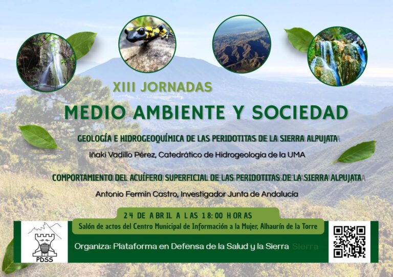 XIII Jornada de Medioambiente de la Plataforma en Defensa de la Salud y la Sierra (PDSS) de Alhaurin de la Torre